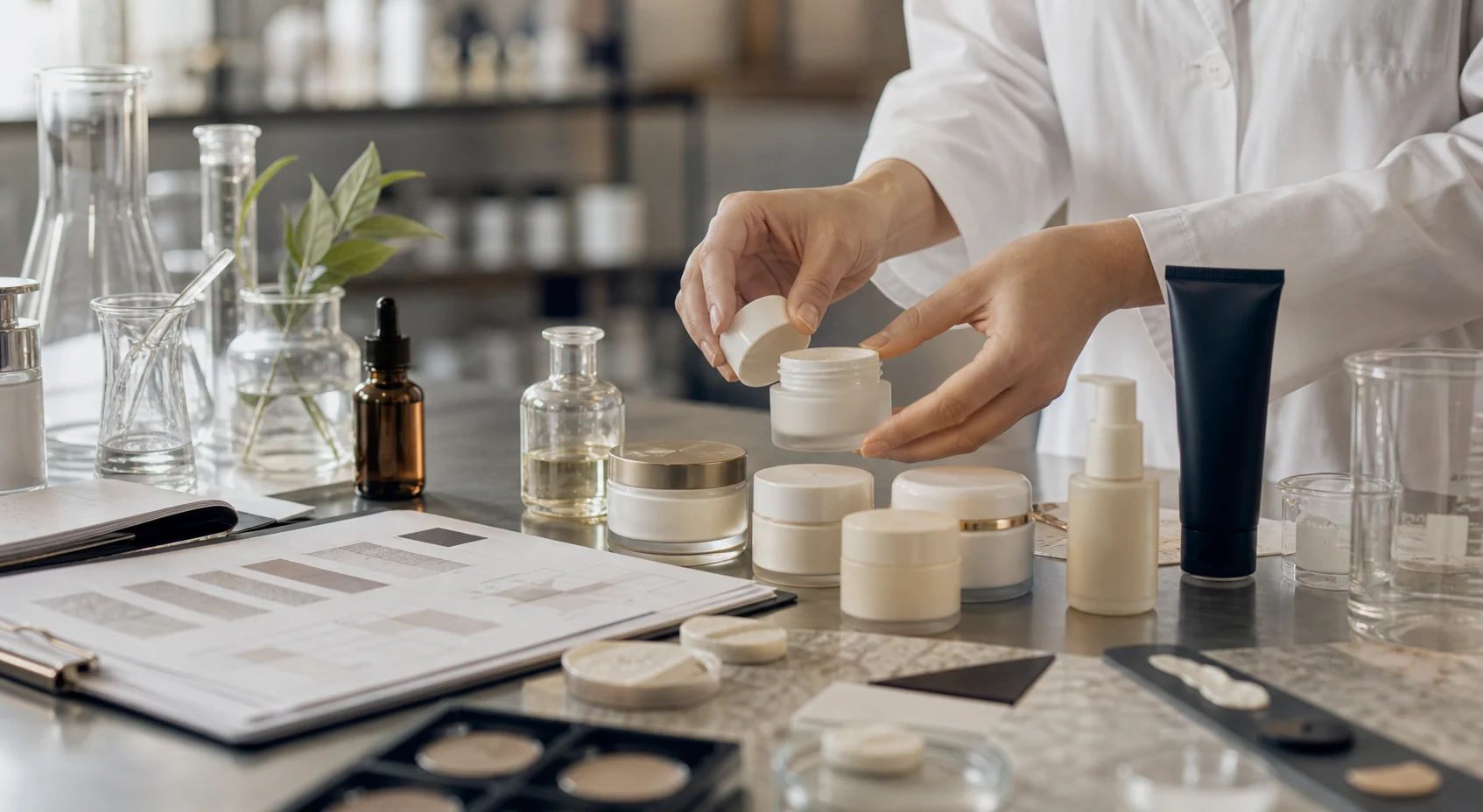 Japanese cosmetic lab route for private label skincare development